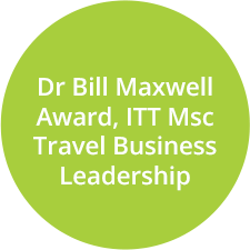 Dr Bill Maxwell Award, ITT Msc Travel Business Leadership